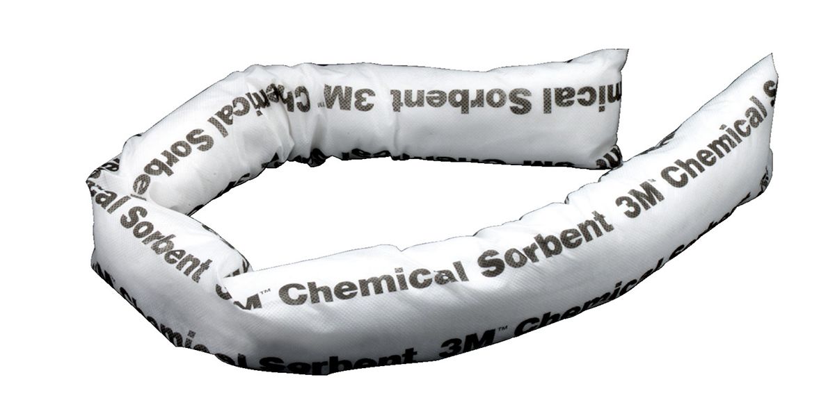 Boudin Absorbant Produit chimique 3M, 12 par paquet , capacité d'absorption: 42 L, Sorbant