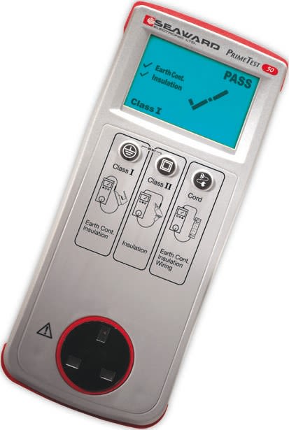 Testeur d'appareils portable Pass/Fail Seaward PrimeTest 50, Royaume-Uni, Etalonné RS