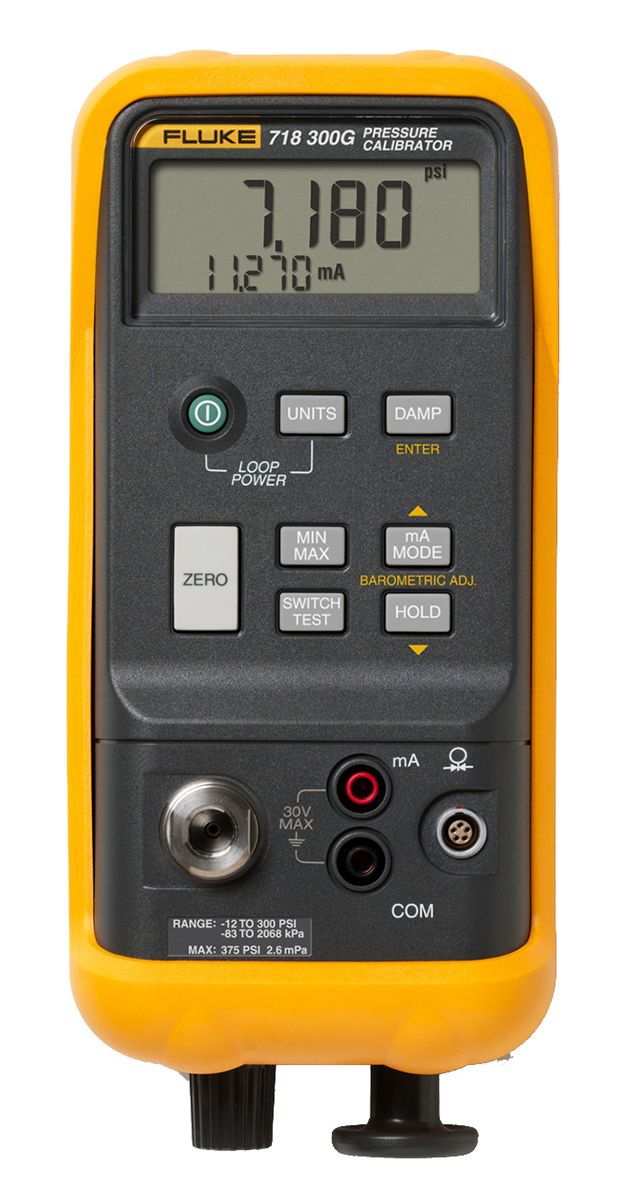 Fluke -850mbar to 20bar 718 Pressure Calibrator