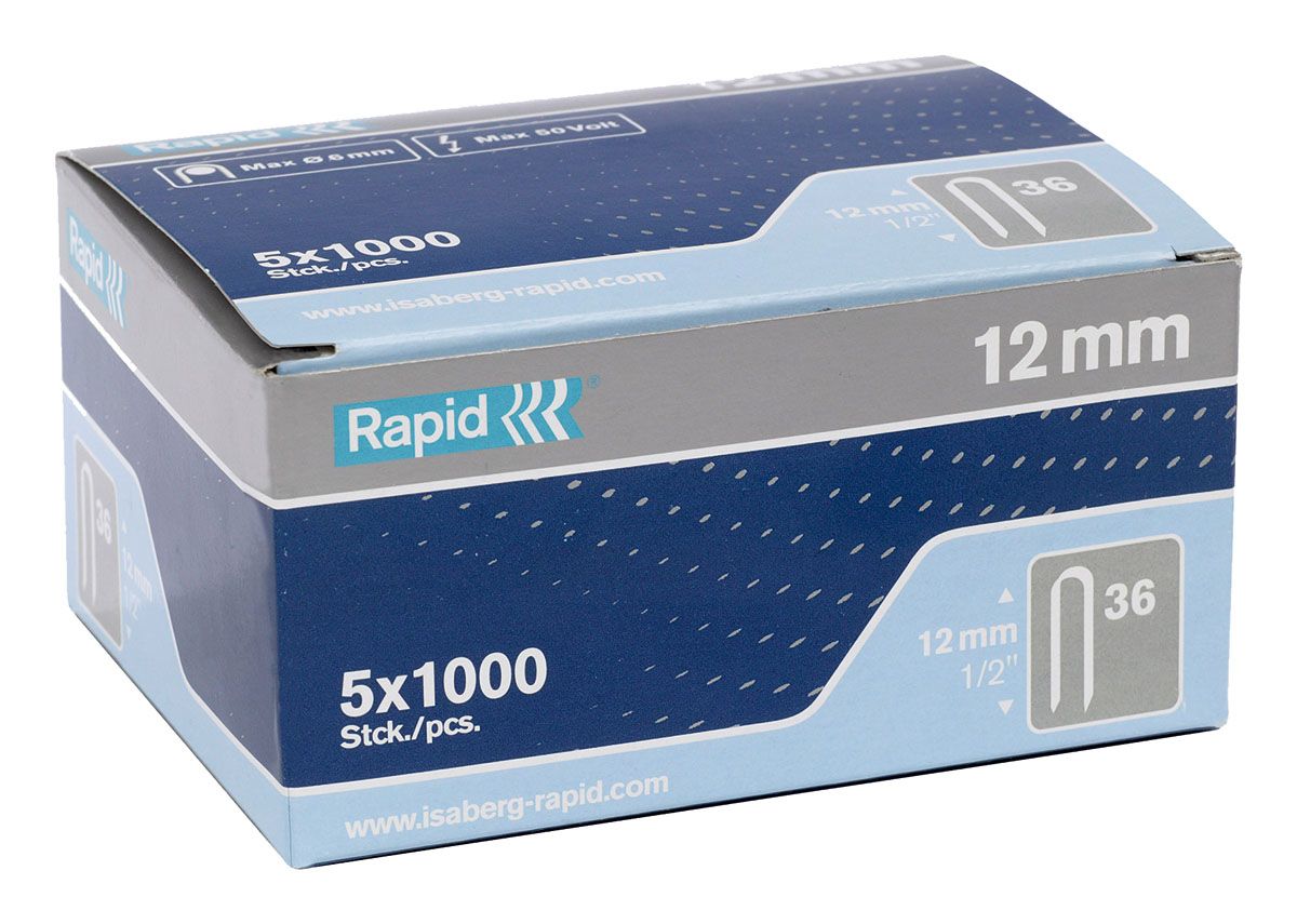 Rapid 12mm Staples