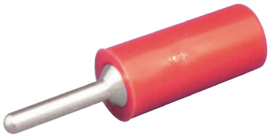 Sato Parts Red Male Test Plug - Solder Termination, 30V, 5A
