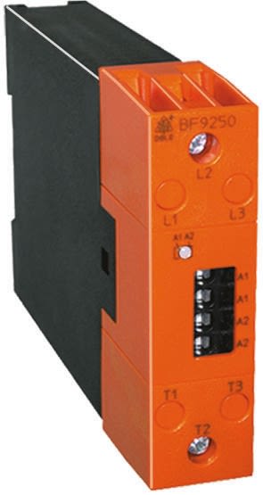 Dold Orange BF Solid State Contactor, 3 Pole, 24 V dc Control, 10A Load, 480V ac Load