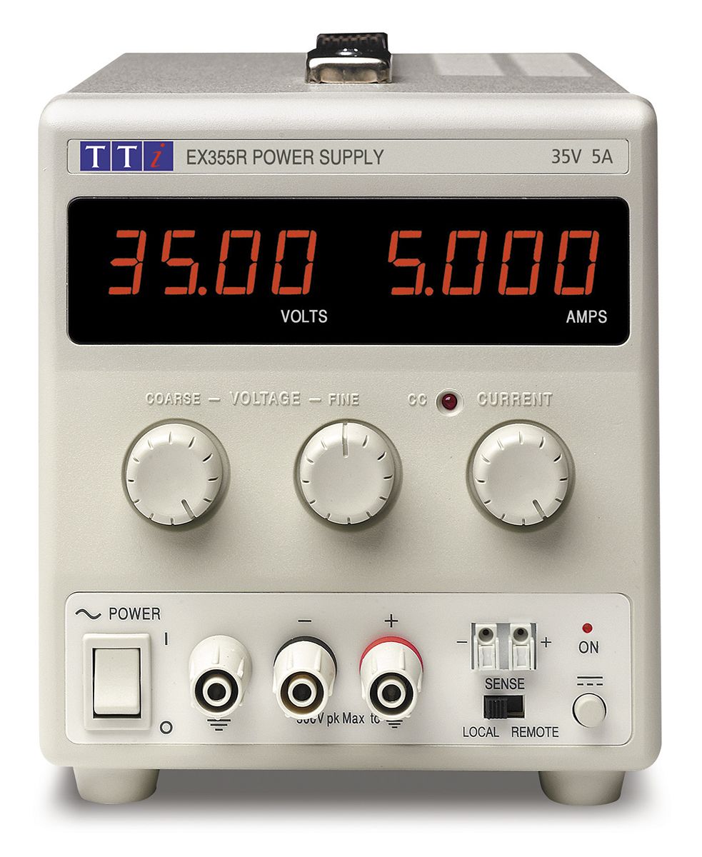 Aim-TTi EX355R Bench Power Supply, 175W, 1 Output, 0 → 35V, 0 → 5A