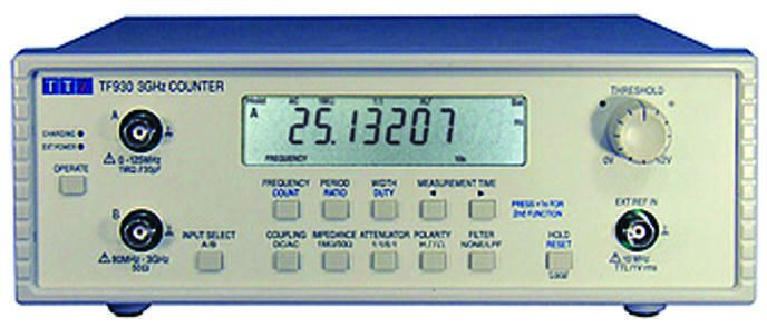 Frequenzimetro Aim-TTi TF930, 3GHz, ris. 10 Digit, Cert. LAT