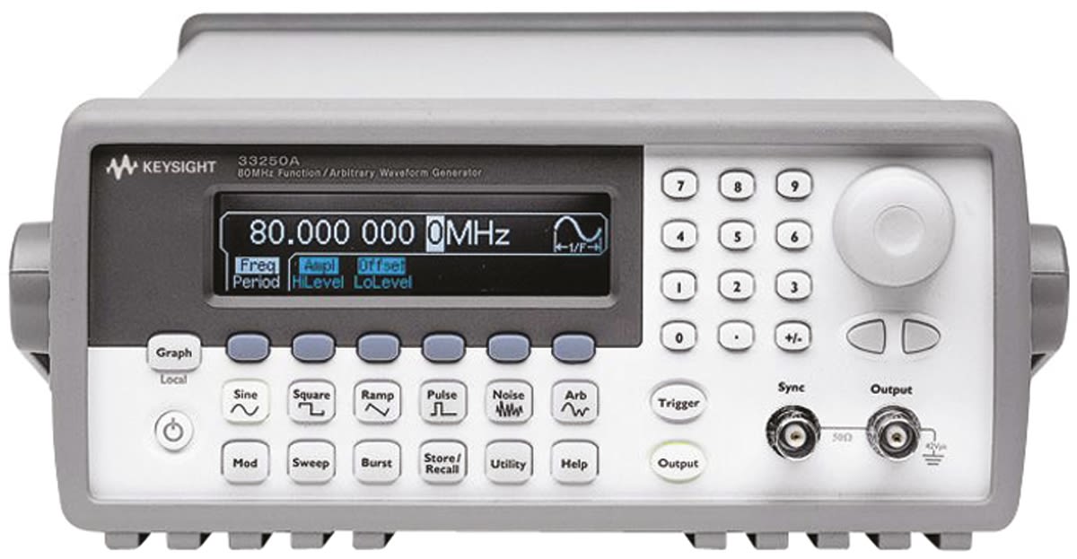 Generador de funciones Keysight Technologies 33250A, onda sinusoidal de 1μHz → 80MHZ