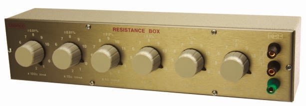 Cropico Resistance Decade Box, Resistance Resolution 10Ω, Absolute Maximum Resistance Measurement 1MΩ, UKAS Calibration