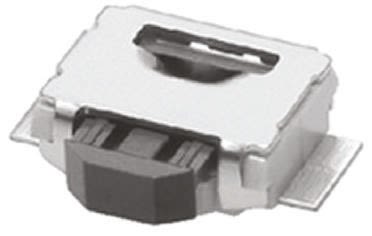 Omron Taster 1-poliger Schließer, Durchsteckmontage 50 mA @ 12 V dc 0.7mm Knopf, 3 x 2.5 x 1.2mm B. 2.5mm L. 3mm