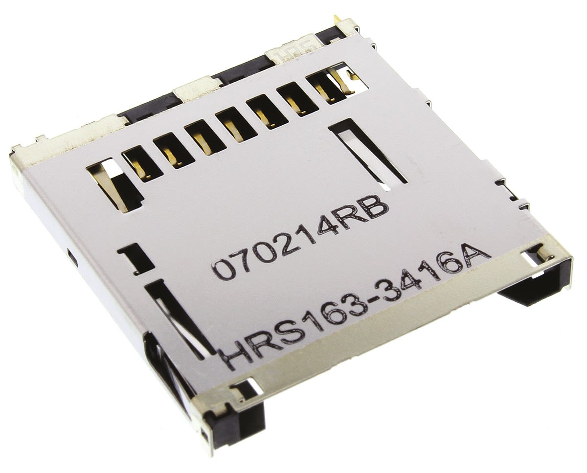 DM1BDSFPEJ(82) Hirose 9 Way Right Angle SD Card Memory Card