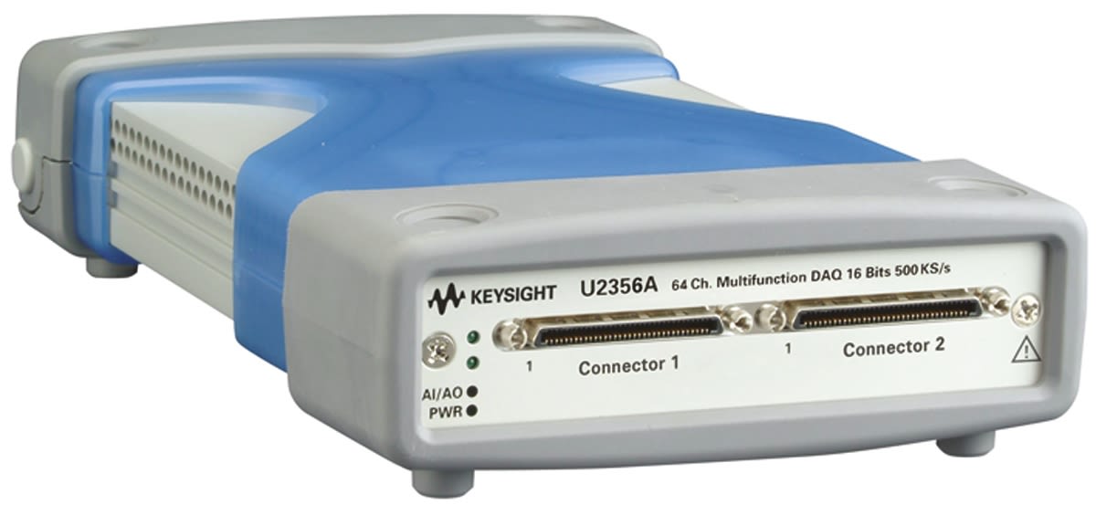 Keysight 500ksps 64-Kanal USB-Datenerfassung, USB 2.0-Anschluss, Analog, Digital-Eingang, Netzbetrieb, 16 bit