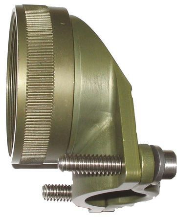 Amphenol, BS1Size 8 Right Angle Backshell With Strain Relief, For Use With Group L Connector