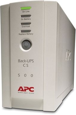 APC Back-UPS CS Uninterruptible Power Supply, 500VA (300W) - BK500EI