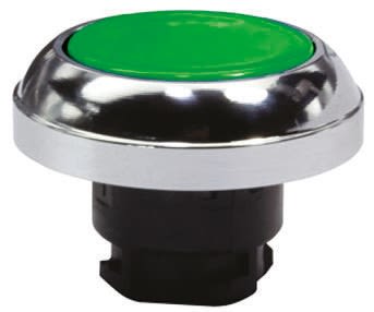 Schmersal EX-RDT Series Green Round Push Button Head, 22mm Cutout