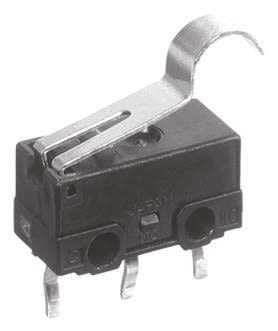 Microrupteur Levier à galet simulé Panasonic, PCB, 1 RT, 1 A