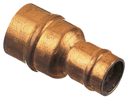 Copper Pipe Fitting, Solder Straight Reducer Coupler for 28 x 15mm pipe