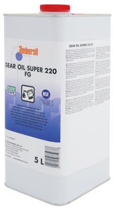 Ambersil 5 L Gear Oil Super 2000 FG Oil and for Industrial Machinery