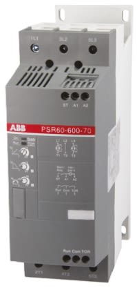 Arrancador suave ABB PSR, 105 A, 208 → 600 V ac, 55 kW, trifásico, IP10