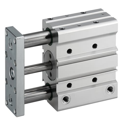 EMERSON – AVENTICS Pneumatic Guided Cylinder - 25mm Bore, 20mm Stroke, GPC-BV Series, Double Acting