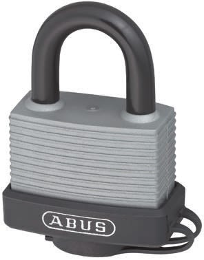 ABUS 70AL/45 SILVER All Weather Aluminium, Steel Safety Padlock 53mm