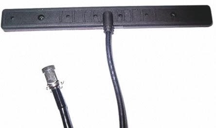 RF Solutions ANT-TBARQB-SMA T-Bar Antenna with SMA Connector, 2G (GSM/GPRS), 3G (UTMS)