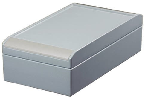 ROLEC aluCASE Grey Die Cast Aluminium Enclosure, 200 x 110 x 60mm