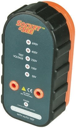 Socket & See SP-200 Prüfeinheit, 50 → 690V / Prüfstrom 36mA
