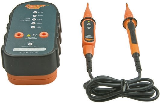 Socket & See VIP100/SP200 Kit Voltage Indicator & Proving Unit Kit 3.5mA 50 → 690V, Kit Contents SP200 Proving