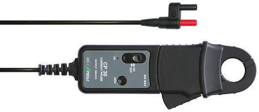 GMC-I Prosys CP- 30 Current Clamp, AC/DC Adapter, 30A ac Max, 30A Max, 4 mm Plug, Current Output