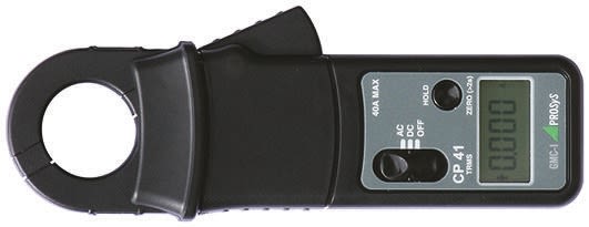 GMC-I Prosys CP41 Clamp Meter, 40A dc, Max Current 40A ac CAT III 300 V With RS Calibration