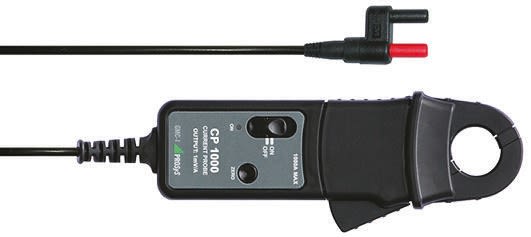 GMC-I Prosys CP-1000 Current Clamp, AC/DC Adapter, 1kA ac Max, 1000A Max, 4 mm Plug, Current Output
