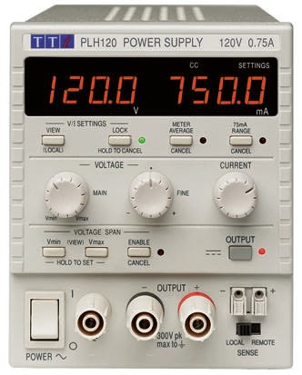Aim-TTi PLH120 Bench Power Supply, 90W, 1 Output, 0 → 120V, 0 → 750mA