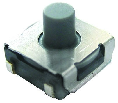 IP67 Plunger Tactile Switch, Single Pole Single Throw (SPST) 50 mA @ 24 V dc 2.6mm