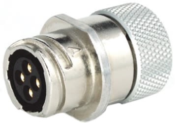 Toughcon TM Cable Mount Connector, 4 Contacts, Socket