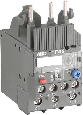 ABB Thermal Overload Relay - 1NO + 1NC, 0.55 → 0.74 A F.L.C, 740 mA Contact Rating, 2 W, 3P, AF Range