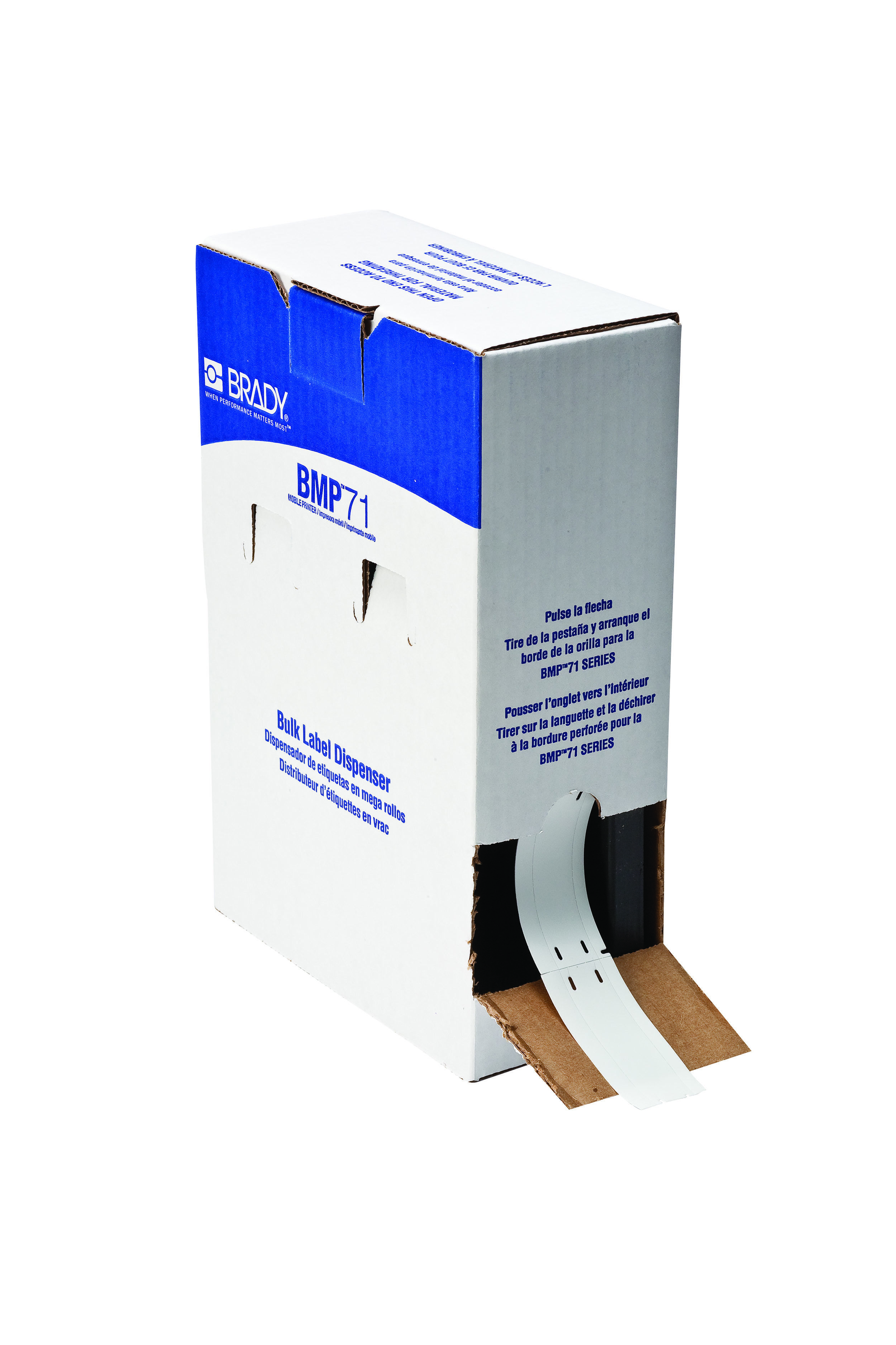 BM71-60-109 | Brady B-109 Rigid Polythene White Cable Labels, 12mm ...