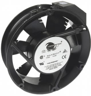 COMAIR ROTRON Patriot Series Axial Fan, 48 V dc, DC Operation, 399m³/h, 22W, 171.4 x 50mm