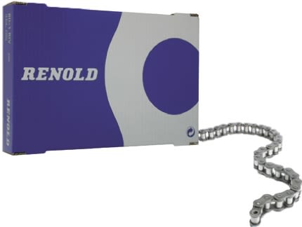 Renold 10B-1 Simplex Roller Chain, 7.6m, Renold (Blue Box)