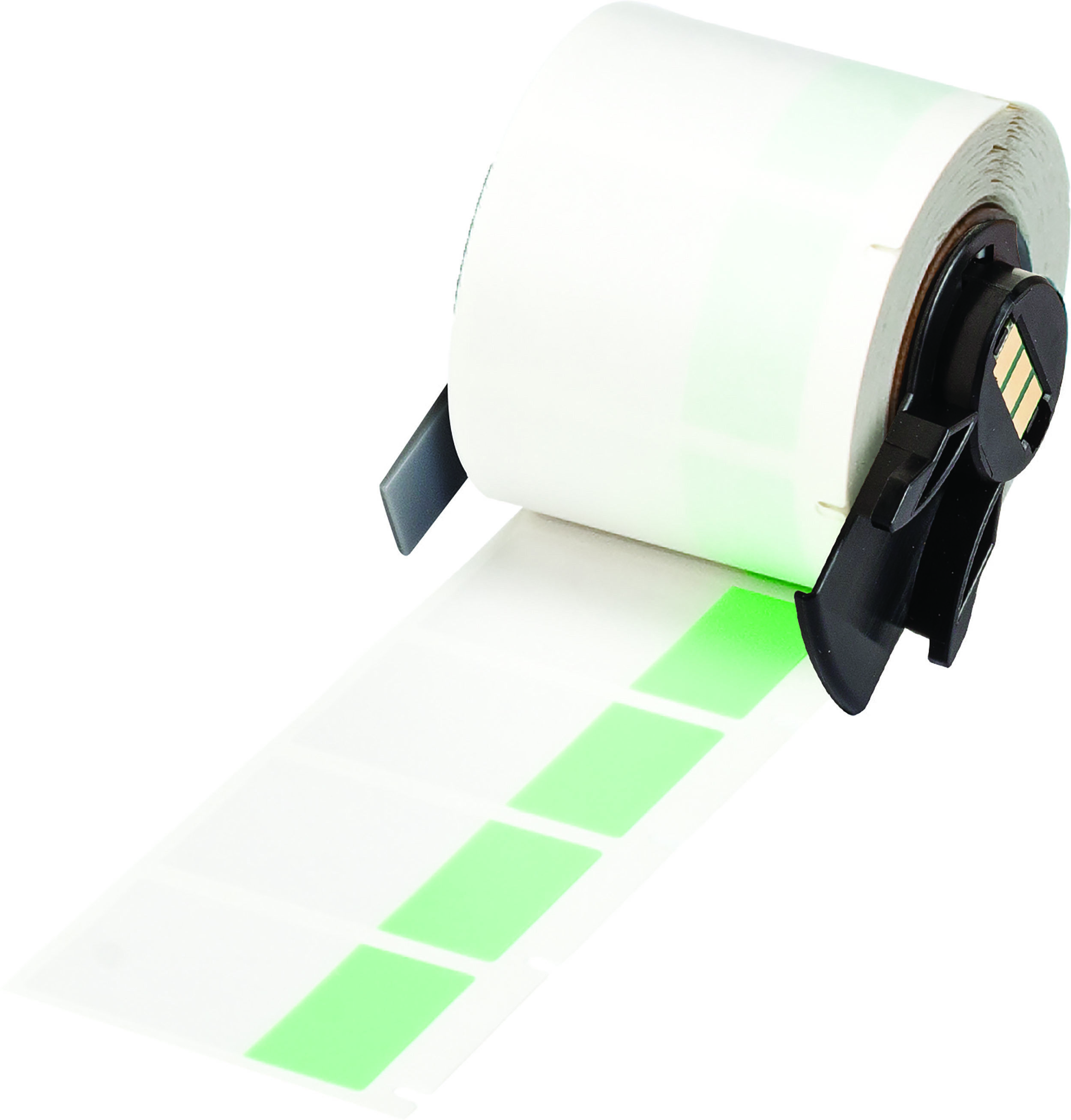 Ptl Gr Brady B Self Laminating Vinyl Green Transparent Cable Labels Mm Width