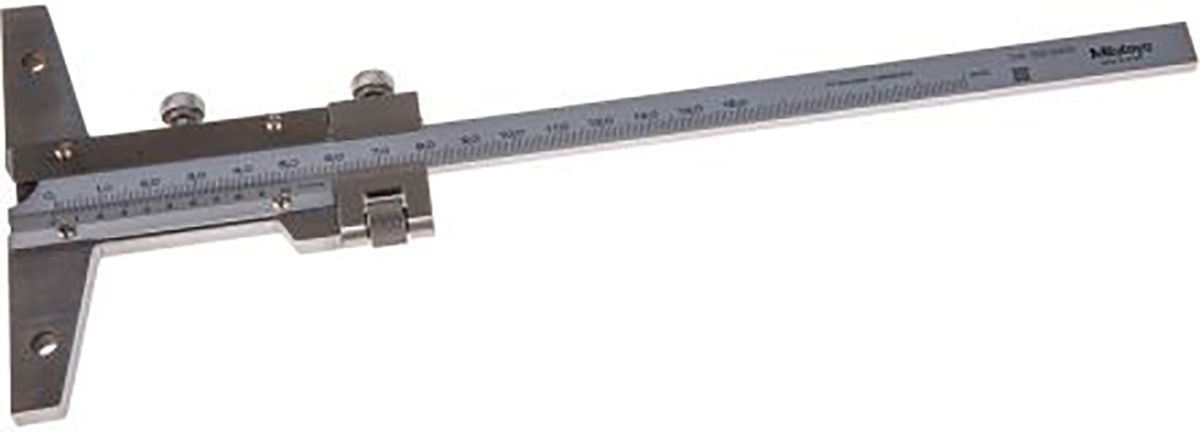 Mitutoyo 527-101 150mm Metric Depth Gauge, Stainless Steel, 280g, With RS Calibration
