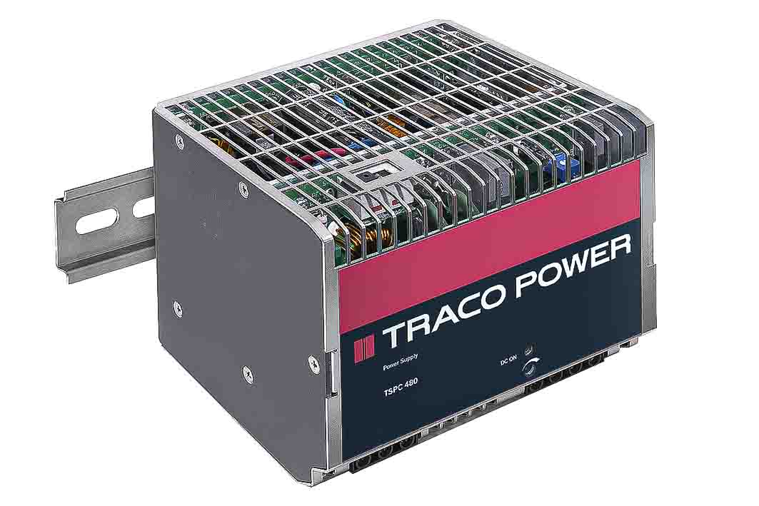TSPC 480124 TRACOPOWER TSPC Switch Mode DIN Rail Power Supply, 85 →