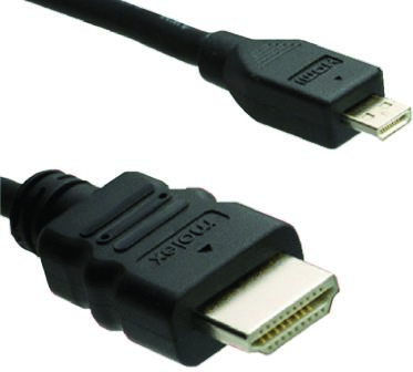 Molex Male HDMI to Male Micro HDMI Cable, 1m