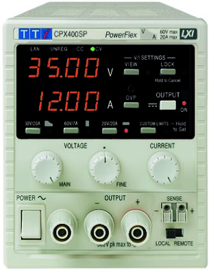 Aim-TTi CPX400SP Bench Power Supply, 420W, 1 Output, 0 → 60V, 0 → 20A