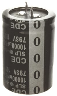 Cornell-Dubilier 15000μF Electrolytic Capacitor 25V dc, Through Hole - SLP153M025C4P3