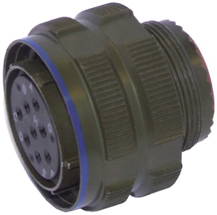 AB Connectors, ABAC 37 Way Cable Mount MIL Spec Circular Connector Plug, Pin Contacts,Shell Size 15, Screw Coupling,