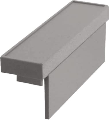 CAMDENBOSS Polycarbonate Terminal Guard for Use with CNMB DIN Rail Enclosure, 35.5 x 13.8 x 20mm
