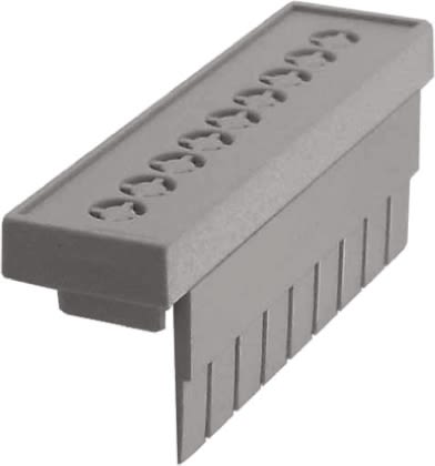 CAMDENBOSS Polycarbonate Terminal Guard for Use with CNMB DIN Rail Enclosure, 87.6 x 13.8 x 20mm