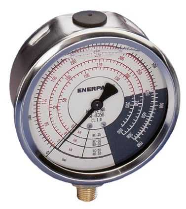 Enerpac Dial Pressure Gauge 700bar, GF230B, RS Calibration, 0bar min.
