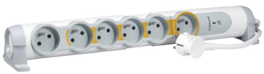 Legrand 1.5m 6 Socket Type E - French Extension Lead