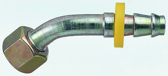 Parker 82 Series Elbow Threaded Adaptor, G 3/8 Female to Push In 10 mm, Threaded-to-Tube Connection Style