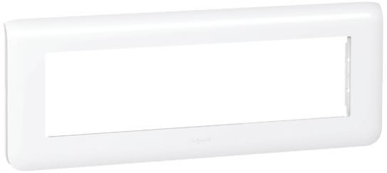 Legrand White 8 Light Switch Cover