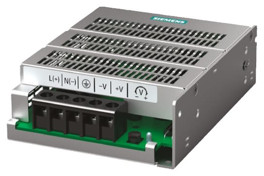 Siemens SITOP PSU100D, 1-Phasen DIN-Schienen Netzteil 75W, 230V ac, 24V dc / 3.1A
